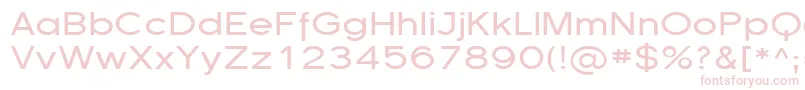 Florsn13-fontti – vaaleanpunaiset fontit valkoisella taustalla