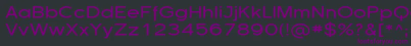 Шрифт Florsn13 – фиолетовые шрифты на чёрном фоне