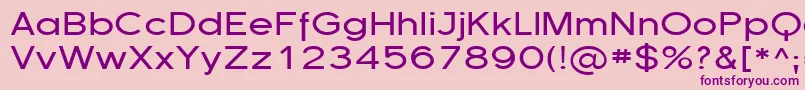 Шрифт Florsn13 – фиолетовые шрифты на розовом фоне
