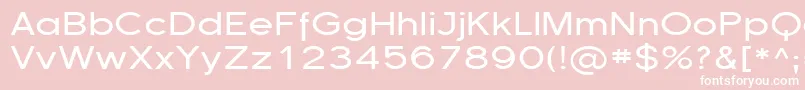 Шрифт Florsn13 – белые шрифты на розовом фоне