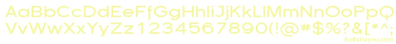 Florsn13-fontti – keltaiset fontit valkoisella taustalla