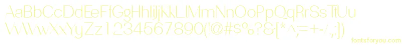 PassionsanspdacLight Font – Yellow Fonts