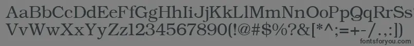 ErBukinistKoi8Normal Font – Black Fonts on Gray Background