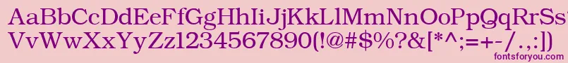 ErBukinistKoi8Normal-Schriftart – Violette Schriften auf rosa Hintergrund