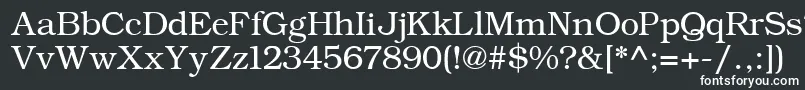 フォントErBukinistKoi8Normal – 黒い背景に白い文字