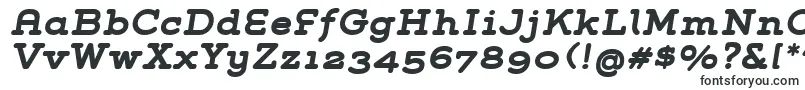 フォントGroverSlabBoldItalic – VKのフォント