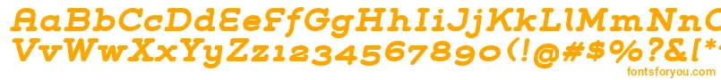 GroverSlabBoldItalic Font – Orange Fonts