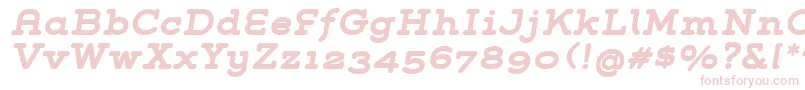 GroverSlabBoldItalic Font – Pink Fonts