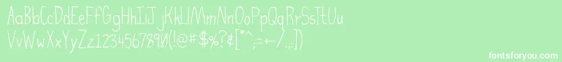 HighFiber Font – White Fonts on Green Background