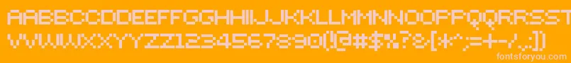 Подробнее о шрифте Sevenet7Cyr Шрифт Sevenet7Cyr – розовые шрифты на оранжевом фоне
