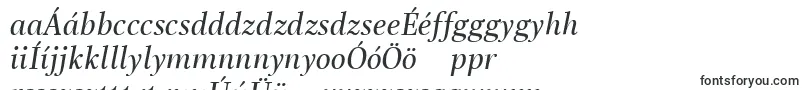 Шрифт LinotypeReallyMediumItalic – венгерские шрифты