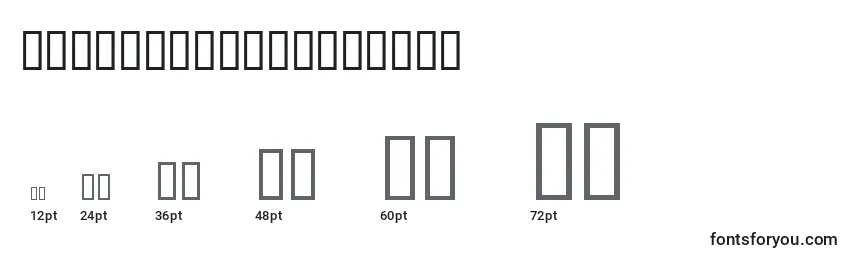 Fractionsaplentysh Font Sizes