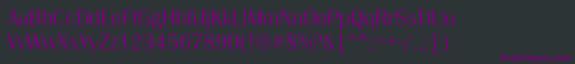 BritannicMedium Font – Purple Fonts on Black Background