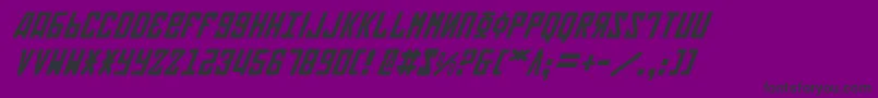 Soviet2i Font – Black Fonts on Purple Background