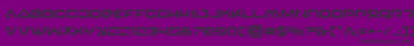 Fonte 4114blasterv2 – fontes pretas em um fundo violeta