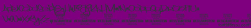 MainstreamPersonalUseOnly Font – Black Fonts on Purple Background