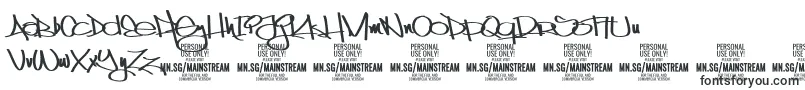 MainstreamPersonalUseOnly-fontti – Fontit Adobe Illustratorille