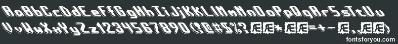 BlockTiltBrk Font – White Fonts