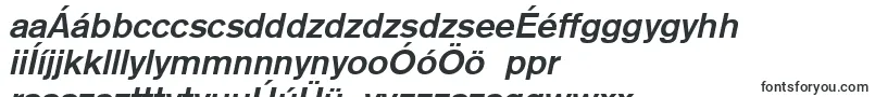 BasiccommercialLtBoldItalic-Schriftart – ungarische Schriften