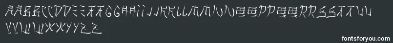 Brushido-Schriftart – Weiße Schriften