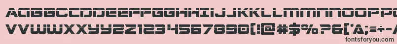 Stardusterlaser Font – Black Fonts on Pink Background