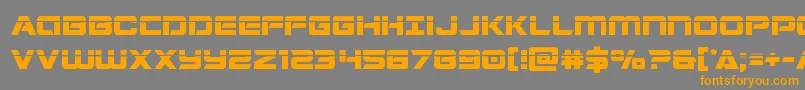 Stardusterlaser Font – Orange Fonts on Gray Background