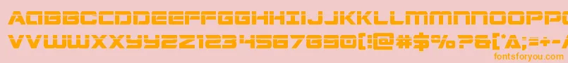 Stardusterlaser Font – Orange Fonts on Pink Background
