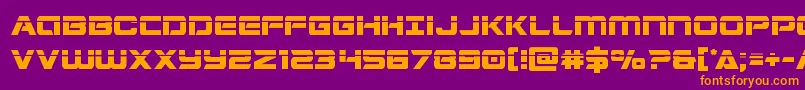 Stardusterlaser Font – Orange Fonts on Purple Background