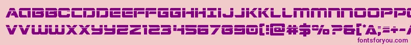 Stardusterlaser Font – Purple Fonts on Pink Background
