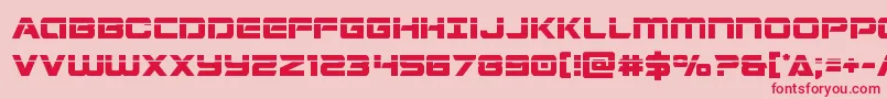 Stardusterlaser Font – Red Fonts on Pink Background