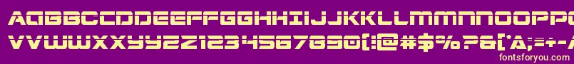 Stardusterlaser Font – Yellow Fonts on Purple Background