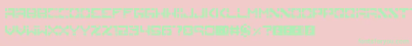 Inversion Font – Green Fonts on Pink Background