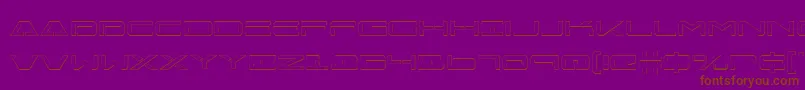 Free Agent 3D Font – Brown Fonts on Purple Background