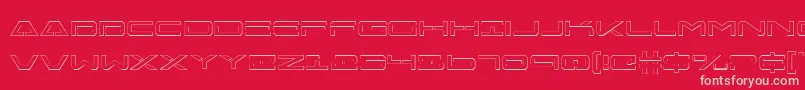 Free Agent 3D Font – Pink Fonts on Red Background