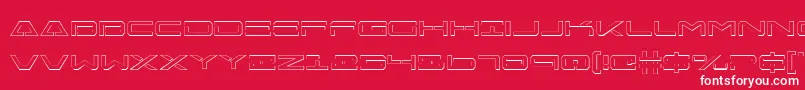 Free Agent 3D Font – White Fonts on Red Background