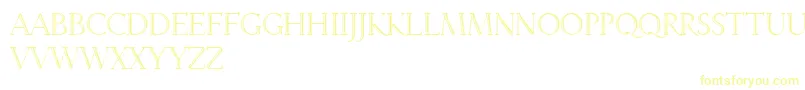 LinotypeveneziaInitiale-fontti – keltaiset fontit