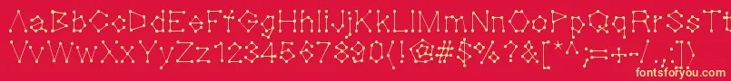 fuente Dotnation – Fuentes Amarillas Sobre Fondo Rojo