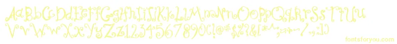 Curly Font – Yellow Fonts