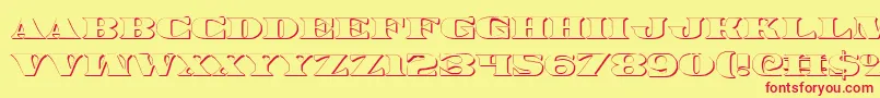 Weitere Informationen zur Legalv23D-Schriftart Legalv23D-Schriftart – Rote Schriften auf gelbem Hintergrund