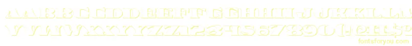 Legalv23D-fontti – keltaiset fontit