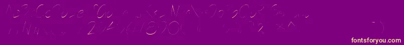 Więcej informacji o czcionce Nightshift1 Czcionka Nightshift1 – żółte czcionki na fioletowym tle