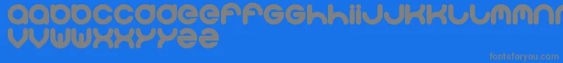 Solgas Font – Gray Fonts on Blue Background
