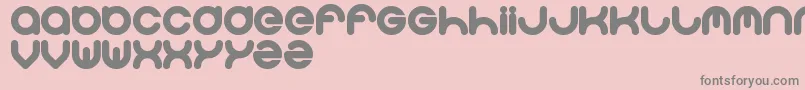 Solgas Font – Gray Fonts on Pink Background