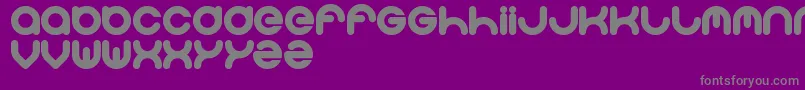 Solgas Font – Gray Fonts on Purple Background