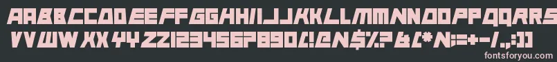 AnimalSilence Font – Pink Fonts on Black Background