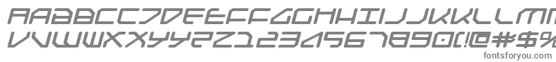 フォントFederapolisebi – 白い背景に灰色の文字