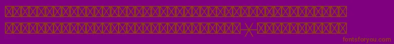 Astrologypiltstd1 Font – Brown Fonts on Purple Background