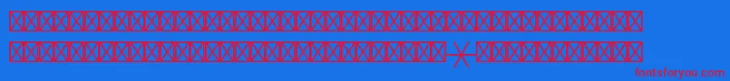フォントAstrologypiltstd1 – 赤い文字の青い背景