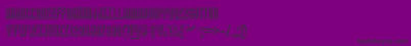 StarTrekFuture Font – Black Fonts on Purple Background