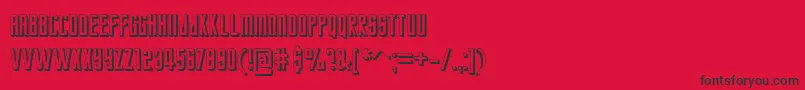 Więcej informacji o czcionce StarTrekFuture Czcionka StarTrekFuture – czarne czcionki na czerwonym tle